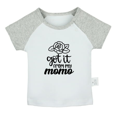 I Got it From My Mama Funny T shirt For Baby Newborn Babies T-shirts Infant Tops 0-24M Kids Graphic Tees Clothing (Short Gray Raglan T-shirt 0-6 Months)
I Got it From My Mama Funny T shirt For Baby Newborn Babies T-shirts Infant Tops 0-24M Kids Graphic Tees Clothing (Short Gray Raglan T-shirt 0-6 Months)