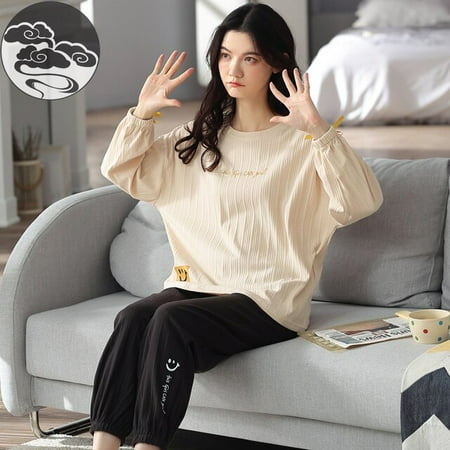 QWZNDZGR Spring Autumn Elegant Women s Sleep Pajama Long Sleeved Woman Pajama Sets Cartoon Pyjamas Cotton Sleepwear M-2XL Lounge Fashion
QWZNDZGR Spring Autumn Elegant Women s Sleep Pajama Long Sleeved Woman Pajama Sets Cartoon Pyjamas Cotton Sleepwear M-2XL Lounge Fashion