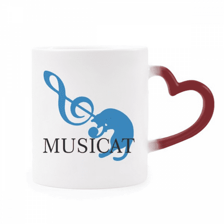 Music Cat Combines Fun Art Deco Fashion Heat Sensitive Mug Red Color Changing Stoneware Cup
Music Cat Combines Fun Art Deco Fashion Heat Sensitive Mug Red Color Changing Stoneware Cup