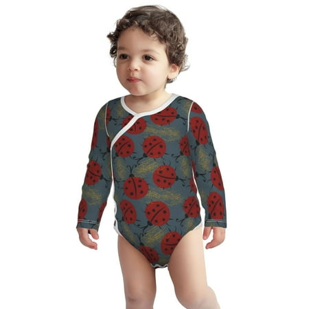 Fotbe Ladybug Pattern Unisex-baby Long-sleeve Bodysuit Long Sleeve Bodysuits One-piece 100% Organic Cotton for Infant Baby Boys Unisex-6 Months
Fotbe Ladybug Pattern Unisex-baby Long-sleeve Bodysuit Long Sleeve Bodysuits One-piece 100% Organic Cotton for Infant Baby Boys Unisex-6 Months