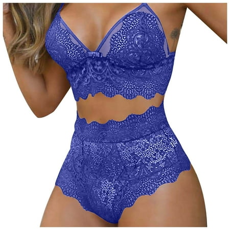 Knosfe Lace Sexy Bra and Panty Set for Women Floral Lingerie Set Floral T-back Babydoll M
Knosfe Lace Sexy Bra and Panty Set for Women Floral Lingerie Set Floral T-back Babydoll M