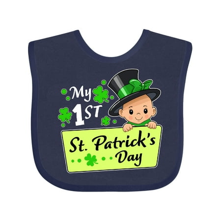 Inktastic My 1st St. Patrick s Day- Baby in Top Hat and Bow Gift Baby Boy or Baby Girl Bib
Inktastic My 1st St. Patrick s Day- Baby in Top Hat and Bow Gift Baby Boy or Baby Girl Bib