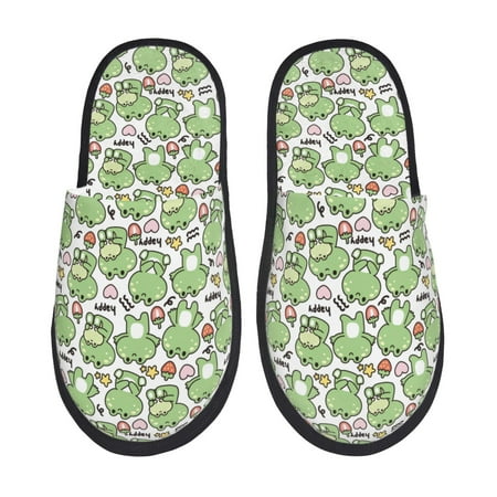 Yiaed Happy Frogs Print Unisex House Slippers Slip on Warm Shoes Indoor Outdoor with Anti-slip sole-Large
Yiaed Happy Frogs Print Unisex House Slippers Slip on Warm Shoes Indoor Outdoor with Anti-slip sole-Large