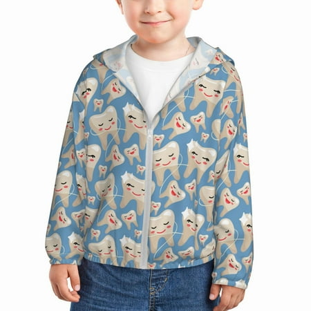 Ocsxa Funny Cute Healthy Teeth Print Kids Active Zipper Sun Protection Jacket Boys Girls Hooded Cooling Shirt-5 Years
Ocsxa Funny Cute Healthy Teeth Print Kids Active Zipper Sun Protection Jacket Boys Girls Hooded Cooling Shirt-5 Years