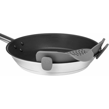 JUSTUP Strainer Pot Side Drainer Kitchen Adjustable Silicone Clip On Strainer for Pots Pans and Bowls - Gray
JUSTUP Strainer Pot Side Drainer Kitchen Adjustable Silicone Clip On Strainer for Pots Pans and Bowls - Gray
