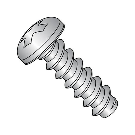 18-8 Stainless Steel Sheet Metal Screw Plain Finish Pan Head Phillips Drive Type B #8-18 Thread Size 1-3/4 Length (Pack of 50)
18-8 Stainless Steel Sheet Metal Screw Plain Finish Pan Head Phillips Drive Type B #8-18 Thread Size 1-3/4 Length (Pack of 50)