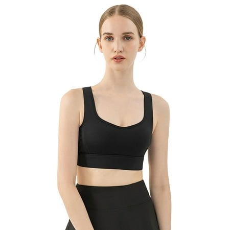 huanledash U-Neck Wide Shoulder Strap Racerback Removable Pads Sports Bra Beauty Back Yoga Vest Bra for Daily Wear
huanledash U-Neck Wide Shoulder Strap Racerback Removable Pads Sports Bra Beauty Back Yoga Vest Bra for Daily Wear