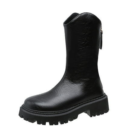 QYZEU Thigh High Boots for Women Wide Calf Lace Up Boots for Women Wide Width Ladies British Style Solid Color Leather Back Zipper Thick Heel Fashion Boots
QYZEU Thigh High Boots for Women Wide Calf Lace Up Boots for Women Wide Width Ladies British Style Solid Color Leather Back Zipper Thick Heel Fashion Boots