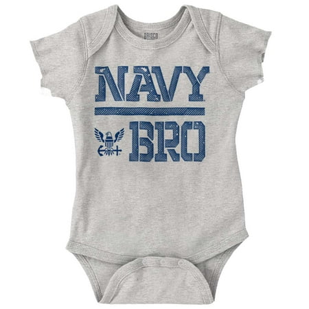 United States Navy Brother Armed Forces Bodysuit Jumper Boys Infant Baby Brisco Brands 6M
United States Navy Brother Armed Forces Bodysuit Jumper Boys Infant Baby Brisco Brands 6M