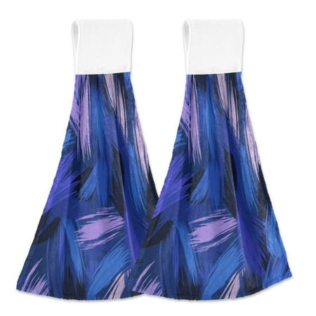 2pcs Kitchen Hanging Towels Bathroom Hanging Towels Velcro Soft Hand Towel Absorbent Tie Towels for Kitchen Toilet Tea Bar Washcloth Decor Blue and Purple Brushstrokes
2pcs Kitchen Hanging Towels Bathroom Hanging Towels Velcro Soft Hand Towel Absorbent Tie Towels for Kitchen Toilet Tea Bar Washcloth Decor Blue and Purple Brushstrokes