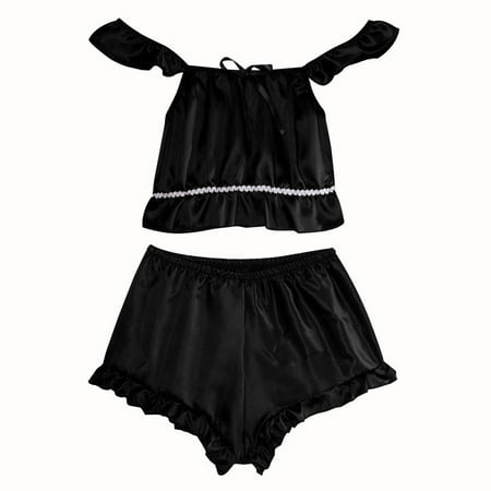 PEASKJP Wedding Unity Candle Set Lace Women Solid Ruffle Sexy Passion Lingerie Sleepwear Plus Size Nightwear 2PC Set Large
PEASKJP Wedding Unity Candle Set Lace Women Solid Ruffle Sexy Passion Lingerie Sleepwear Plus Size Nightwear 2PC Set Large