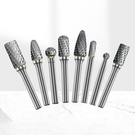 BUYISI 8pcs 1/4in Shank Diameter Double Cut Rotary Files Metal Grinding Tool Drill Bits
BUYISI 8pcs 1/4in Shank Diameter Double Cut Rotary Files Metal Grinding Tool Drill Bits
