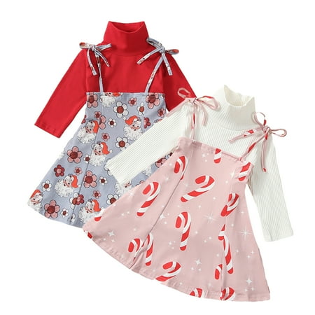 KYAIGUO Toddler Girl s Winter Spaghetti Strap Dresses Outfit 2PCS Casual Cami Midi Dresses Set Long Sleeve Turtleneck Sweater+print Cami Dress
KYAIGUO Toddler Girl s Winter Spaghetti Strap Dresses Outfit 2PCS Casual Cami Midi Dresses Set Long Sleeve Turtleneck Sweater+print Cami Dress
