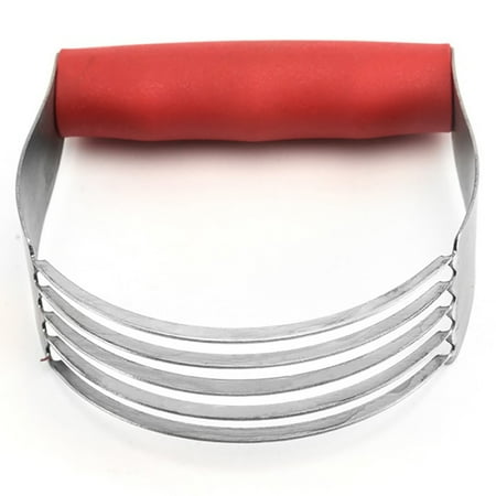 TureClos Pastry Cutter Dough Blender Stainless Steel Hand Blender Dough Mixer with Easy Grip Rubber Handle for Home Baking 
TureClos Pastry Cutter Dough Blender Stainless Steel Hand Blender Dough Mixer with Easy Grip Rubber Handle for Home Baking