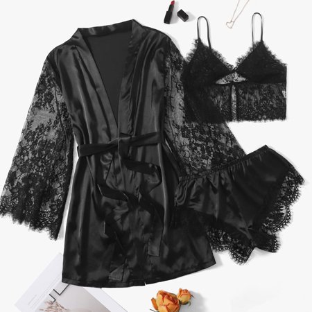 Ykohkofe Satin Pajamas Women Nightdress Lingerie Robes Underwear Sleepwear Nightdress
Ykohkofe Satin Pajamas Women Nightdress Lingerie Robes Underwear Sleepwear Nightdress