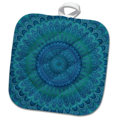 3dRose Blue Floral Circle Mandala - abstract bohemian graphic - Pot Holder 8 by 8-inch
3dRose Blue Floral Circle Mandala - abstract bohemian graphic - Pot Holder 8 by 8-inch