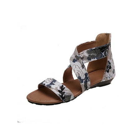 Fangasis Women Comfort Ethnic Style Flat Sandals Holiday Wear Resistant Open Toe Durable Lightweight High Top Summer Sandal
Fangasis Women Comfort Ethnic Style Flat Sandals Holiday Wear Resistant Open Toe Durable Lightweight High Top Summer Sandal