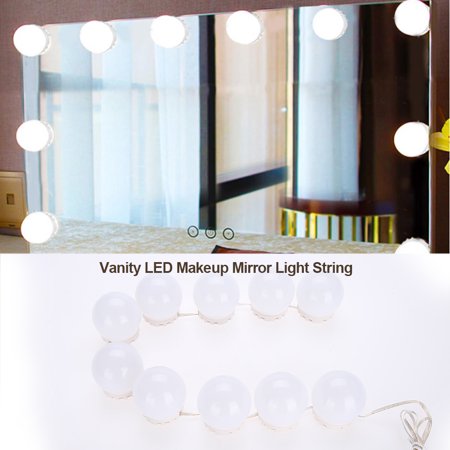 Gupbes Light String Vanity LED Makeup Mirror Lights Dimmable Bulb Concealable Wiring Light String Warm Cold Tones Mirror Lights
Gupbes Light String Vanity LED Makeup Mirror Lights Dimmable Bulb Concealable Wiring Light String Warm Cold Tones Mirror Lights