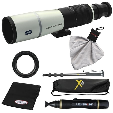 Snypex Knight PT 72mm ED APO Photography Digi-Scope with Hard Case with Monopod Kit for Nikon D3200, D3300, D5200, D5300, D7000, D7100, D610, D750, D800, D810, D4s DSLR Cameras Snypex Knight PT 72mm ED APO Photography Digi-Scope with Hard Case with Monopod Kit for Nikon D3200, D3300, D5200, D5300, D7000, D7100, D610, D750, D800, D810, D4s DSLR Cameras