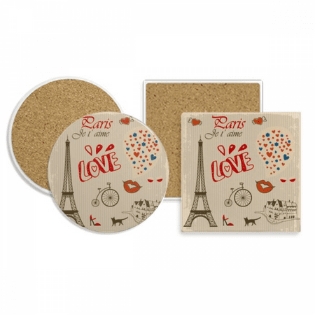 Love Paris France Eiffel Tower Coaster Cup Mug Holder Absorbent Stone Cork Base Set
Love Paris France Eiffel Tower Coaster Cup Mug Holder Absorbent Stone Cork Base Set