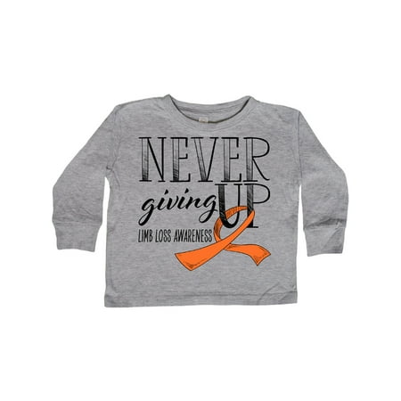 Inktastic Never Giving Up Limb Loss Awareness Orange Ribbon Gift Toddler Boy or Toddler Girl Long Sleeve T-Shirt
Inktastic Never Giving Up Limb Loss Awareness Orange Ribbon Gift Toddler Boy or Toddler Girl Long Sleeve T-Shirt
