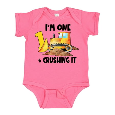 Inktastic I m 1 and Crushing It Construction 1st Birthday Boys or Girls Baby Bodysuit
Inktastic I m 1 and Crushing It Construction 1st Birthday Boys or Girls Baby Bodysuit