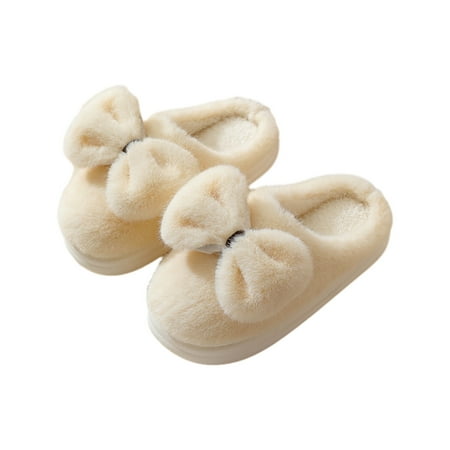 Adult Cute Plush Slippers for Women Fluffy Bow House Slippers Soft Warm Winter Indoor Slipper Comfy Kawaii Slippers 
Adult Cute Plush Slippers for Women Fluffy Bow House Slippers Soft Warm Winter Indoor Slipper Comfy Kawaii Slippers