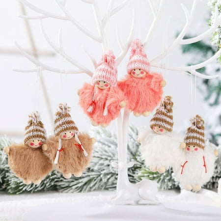 2Pcs Christmas Tree Pendants Boy Girl Shape Adorable Hanging Doll Ornaments for Festival White Cloth
2Pcs Christmas Tree Pendants Boy Girl Shape Adorable Hanging Doll Ornaments for Festival White Cloth