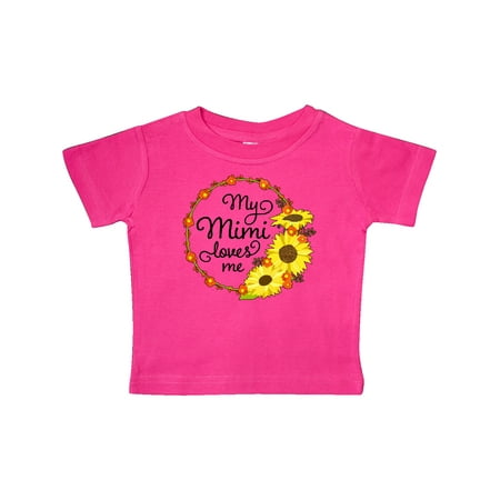 Inktastic My Mimi Loves Me with Sunflower Wreath Gift Baby Boy or Baby Girl T-Shirt
Inktastic My Mimi Loves Me with Sunflower Wreath Gift Baby Boy or Baby Girl T-Shirt