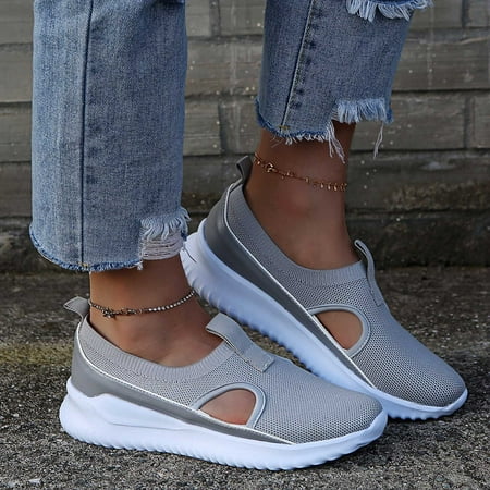Womens Mesh Flats Solid Color Slip-On Sports Casual Shoes Comfortable Sneakers
Womens Mesh Flats Solid Color Slip-On Sports Casual Shoes Comfortable Sneakers