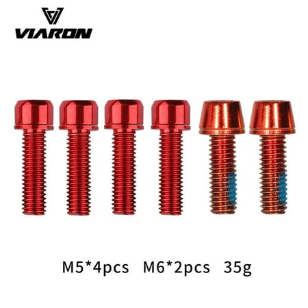 Goodhd 6Pcs MTB Road Bicycle Handlebar Fixed Stem Screws M5/M6*18mm stainless Bolts
Goodhd 6Pcs MTB Road Bicycle Handlebar Fixed Stem Screws M5/M6*18mm stainless Bolts