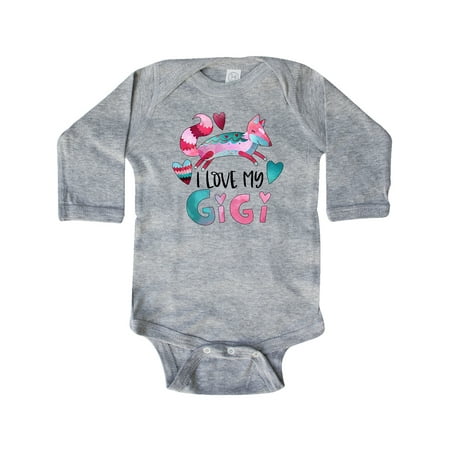 Inktastic I Love My Gigi Pink and Blue Fox with Hearts Gift Baby Boy or Baby Girl Long Sleeve Bodysuit
Inktastic I Love My Gigi Pink and Blue Fox with Hearts Gift Baby Boy or Baby Girl Long Sleeve Bodysuit