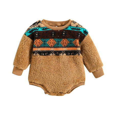 Fozruso Infant Baby Boys Girls Long Sleeve Prints Romper Newborn Kids Fall Winter Warm Clothes Sizes 12-18 Months
Fozruso Infant Baby Boys Girls Long Sleeve Prints Romper Newborn Kids Fall Winter Warm Clothes Sizes 12-18 Months