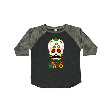 Inktastic Cinco De Mayo Skull Gift Toddler Boy or Toddler Girl T-Shirt