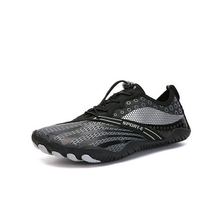 Daeful Womens Mens Aqua Socks Barefoot Water Shoes Quick Dry Beach Shoe Fitness Anti-Slip Comfort Drawstring Sneakers Black 7.5
Daeful Womens Mens Aqua Socks Barefoot Water Shoes Quick Dry Beach Shoe Fitness Anti-Slip Comfort Drawstring Sneakers Black 7.5
