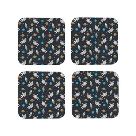 Tideii Space for Leather Coasters 4 Pieces Anti-fouling and Anti-scalding Decorative Coasters Suitable for Restaurants Kitchens Coffee Shops-Square
Tideii Space for Leather Coasters 4 Pieces Anti-fouling and Anti-scalding Decorative Coasters Suitable for Restaurants Kitchens Coffee Shops-Square