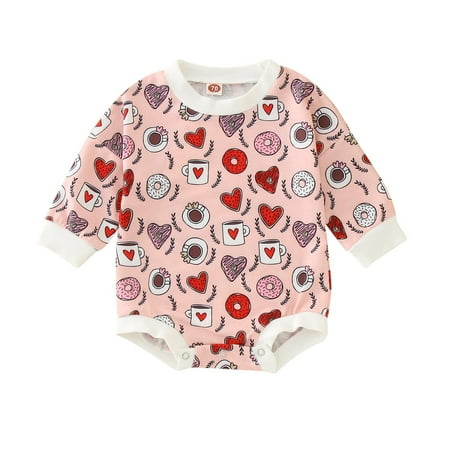 Girls Romper Long Sleeve Winter Romper Tops Bodysuit Cartoon Love Prints Valentine S Day Pink
Girls Romper Long Sleeve Winter Romper Tops Bodysuit Cartoon Love Prints Valentine S Day Pink