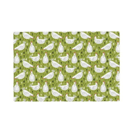 Placemats Set Of 4 / 6 Minimalist Funny Chicken Green Placemats For Dining Table Indoor/Outdoors Heat Resistant Washable Placemats 18 X 12
Placemats Set Of 4 / 6 Minimalist Funny Chicken Green Placemats For Dining Table Indoor/Outdoors Heat Resistant Washable Placemats 18 X 12