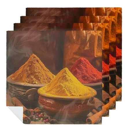 Facannap Spices Cloth Napkins for Atmosphere Embellishment Farmhouse Party Dining Table Decor Gift - Set of X 2 PCS
Facannap Spices Cloth Napkins for Atmosphere Embellishment Farmhouse Party Dining Table Decor Gift - Set of X 2 PCS