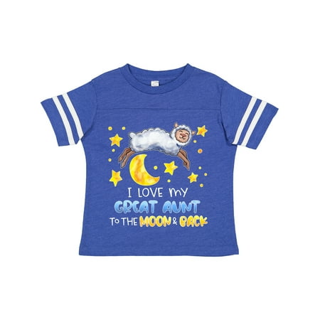 Inktastic I Love My Great Aunt to the Moon and Back Cute Sheep Gift Toddler Boy or Toddler Girl T-Shirt
Inktastic I Love My Great Aunt to the Moon and Back Cute Sheep Gift Toddler Boy or Toddler Girl T-Shirt