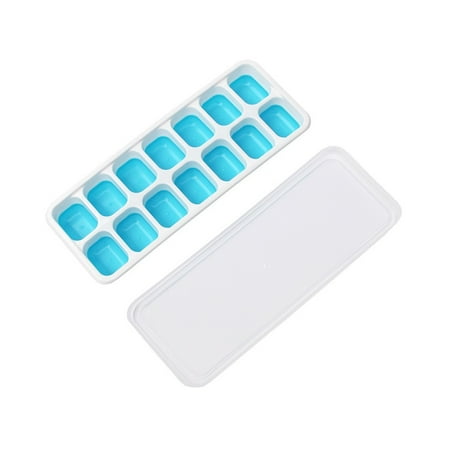 Gerich 1 Pcs 14 Grids Ice Cube Trays Ices Maker Mold Containers with Cover Stackable Silicone Ice Cube Tray Ice Bucket for Freezer Blue
Gerich 1 Pcs 14 Grids Ice Cube Trays Ices Maker Mold Containers with Cover Stackable Silicone Ice Cube Tray Ice Bucket for Freezer Blue