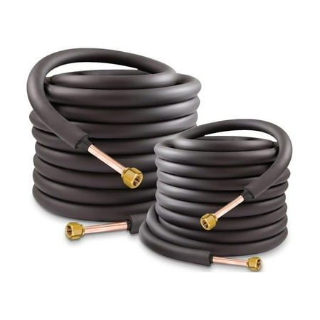 GnHoCh Flexible Insulated Lineset for Mini-Split Systems - 16 Feet 1/4 x3/8