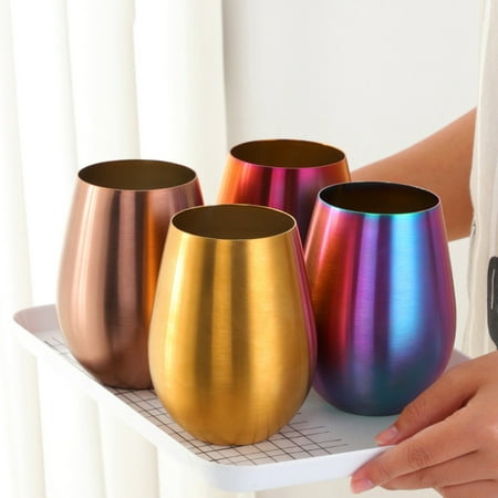 Conditiclusy 304 Stainless Steel Wine Glasses Coffee Drink Beverage Beer Drinkware Water Cup
Conditiclusy 304 Stainless Steel Wine Glasses Coffee Drink Beverage Beer Drinkware Water Cup