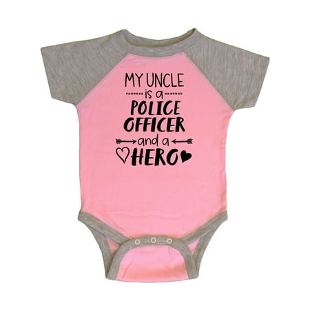 Inktastic My Uncle is a Police Officer and a Hero Gift Baby Boy or Baby Girl Bodysuit
Inktastic My Uncle is a Police Officer and a Hero Gift Baby Boy or Baby Girl Bodysuit