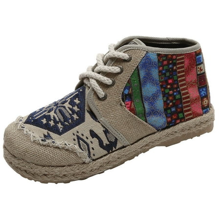 Shoes for Women Women S Cloth Shoes National High Thick Bottom Flat Student Casual Single Shoes
Shoes for Women Women S Cloth Shoes National High Thick Bottom Flat Student Casual Single Shoes