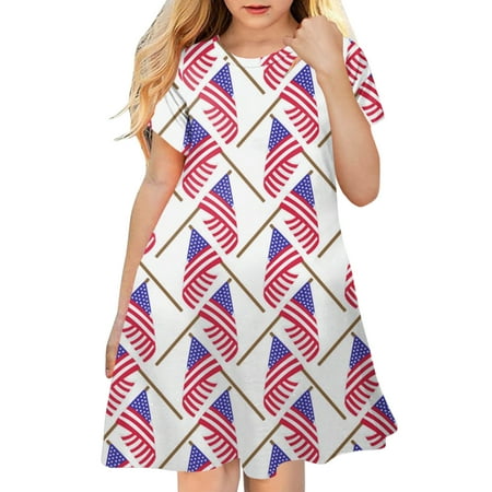 HIBRO Kids Toddler Baby Girls Spring Summer Print Short Sleeve Active Fashion Daily Indoor Outdoor American Independence Day Princess Dress Girls Dress Slippers Dress for Girls Toddler
HIBRO Kids Toddler Baby Girls Spring Summer Print Short Sleeve Active Fashion Daily Indoor Outdoor American Independence Day Princess Dress Girls Dress Slippers Dress for Girls Toddler