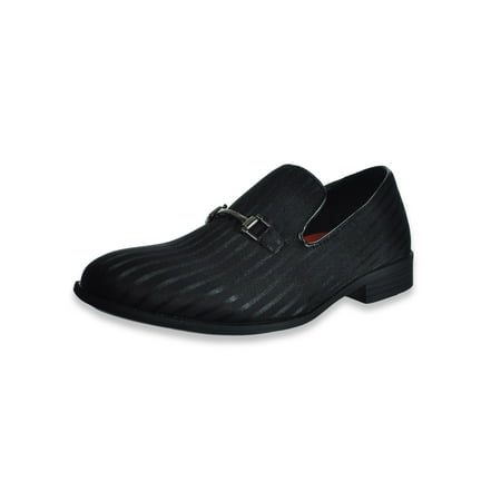 Jodano Boys Velvet Buckle Slip-On Shoes - black 2 youth