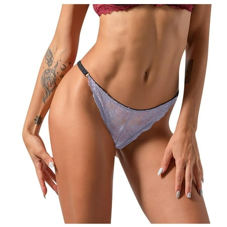 Qcmgmg T-Back Thong for Women Low Waisted Underwear Sexy See Through Solid Color Panties XL
Qcmgmg T-Back Thong for Women Low Waisted Underwear Sexy See Through Solid Color Panties XL