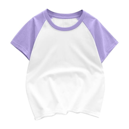 HBYJLZYG Toddler Tees Kids Boys Girl Round Neck Raglan Short Sleeve Shirts Summer Solid Color Cotton Tops 3-12T
HBYJLZYG Toddler Tees Kids Boys Girl Round Neck Raglan Short Sleeve Shirts Summer Solid Color Cotton Tops 3-12T