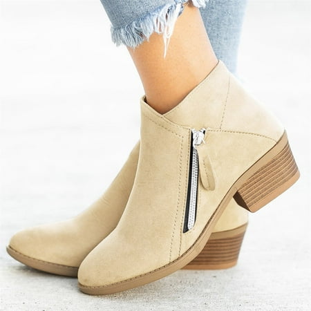 Women s Fashion Girls Solid Sewing Thick Zipper Ankle Short Boots Bootie Shoes Note Please Buy One Or Two Sizes Larger
Women s Fashion Girls Solid Sewing Thick Zipper Ankle Short Boots Bootie Shoes Note Please Buy One Or Two Sizes Larger